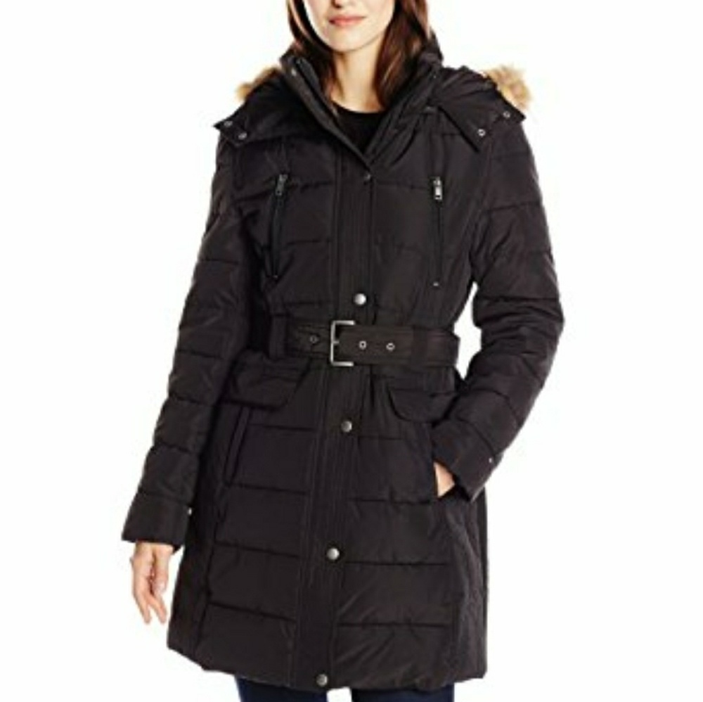 Brand new Tommy Hilfiger puffer coat with faux fur